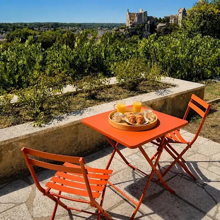 Сasa de vacaciones Exceptionnelle Maison Thais Cocon, Vue Sur Le Chateau Chauvigny